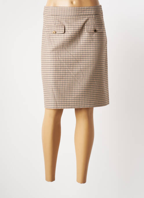 Fustă midi bej JULIE GUERLANDE femeie