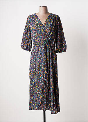 Rochie lungă albastru C'EST BEAU LA VIE femeie