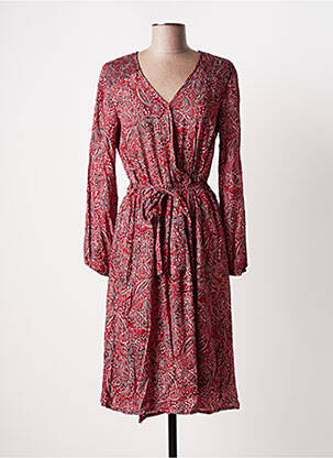 Rochie midi roșu C'EST BEAU LA VIE femeie