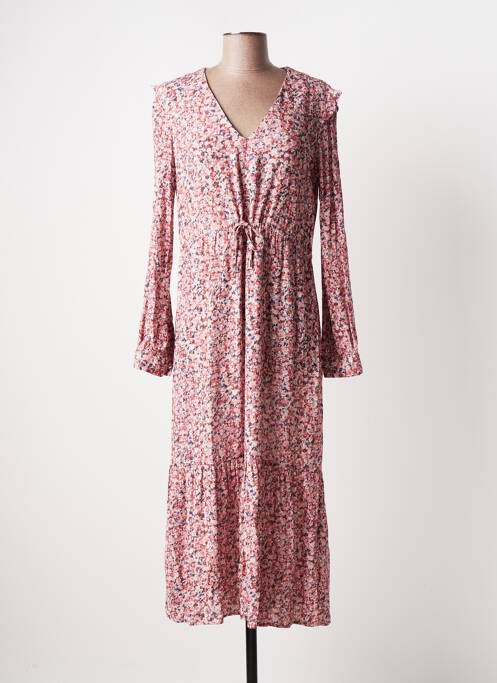 Rochie lungă roz C'EST BEAU LA VIE femeie