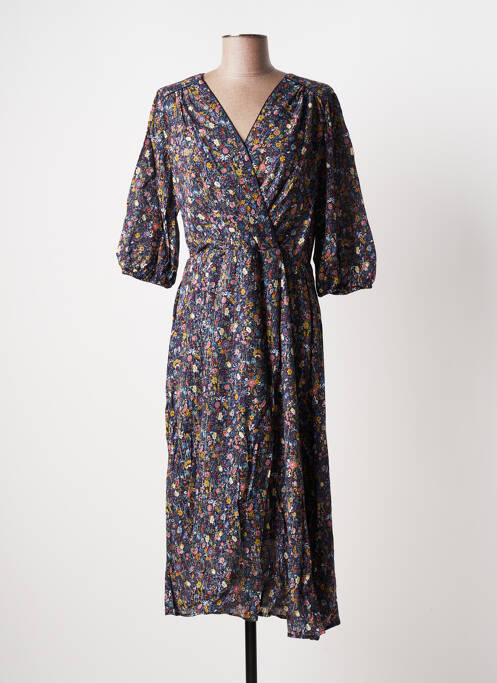 Rochie lungă albastru C'EST BEAU LA VIE femeie