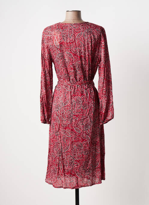 Rochie midi roșu C'EST BEAU LA VIE femeie