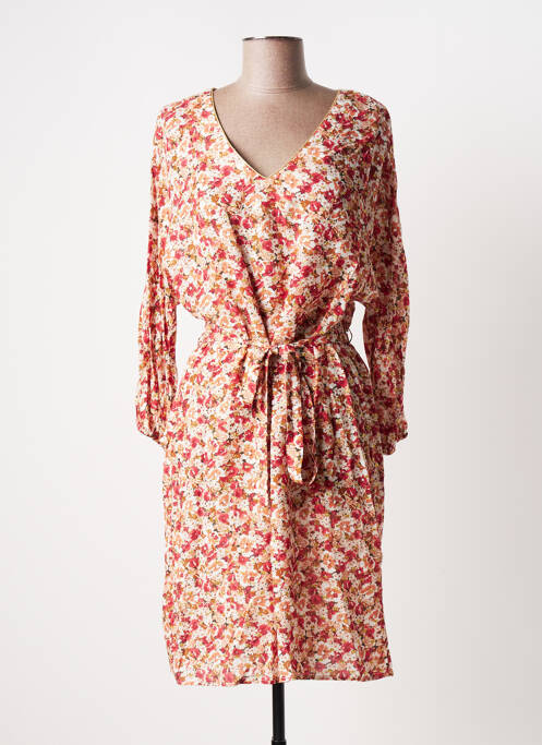 Rochie midi portocaliu C'EST BEAU LA VIE femeie