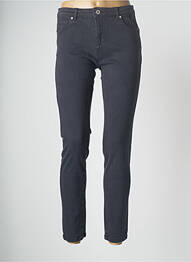 Pantalon slim țesătură poplin mărime normală gri C'EST BEAU LA VIE femeie
