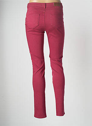 Pantalon slim țesătură poplin mărime normală roz C'EST BEAU LA VIE femeie
