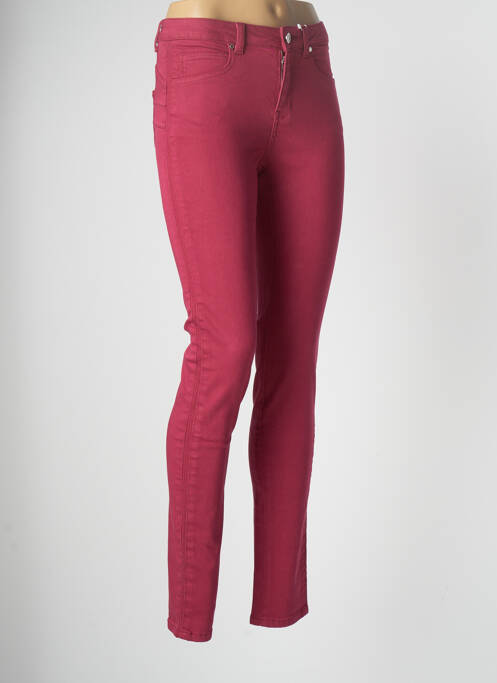 Pantalon slim roz C'EST BEAU LA VIE femeie