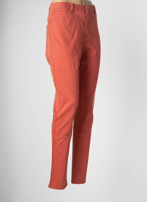 Pantalon slim portocaliu C'EST BEAU LA VIE femeie