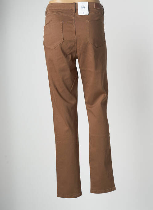 Pantalon slim maro C'EST BEAU LA VIE femeie