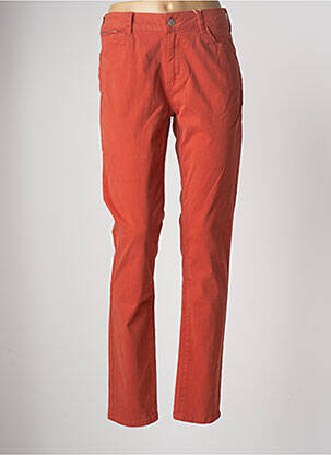 Pantalon slim portocalie C'EST BEAU LA VIE femeie