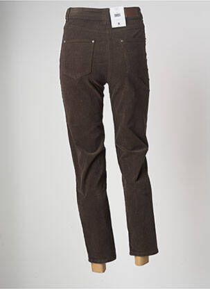 Pantalon drept elasticitate mărime normală maro C'EST BEAU LA VIE femeie