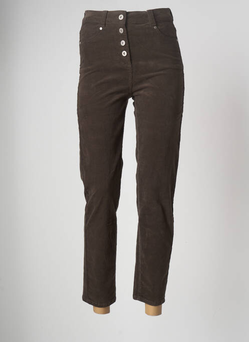 Pantalon drept maro C'EST BEAU LA VIE femeie