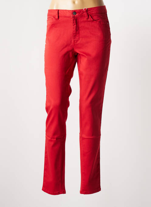 Pantalon slim roșu C'EST BEAU LA VIE femeie