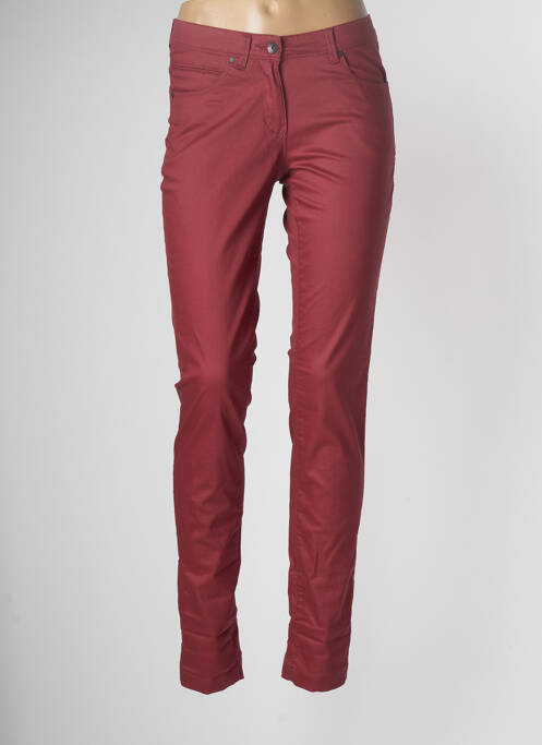 Pantalon slim roșu SANDWICH femeie