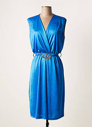 Rochie midi albastru DANIELA femeie