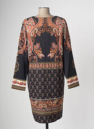 Rochie midi mâneci lungi mâneci lungi negru MULTIPLES femeie