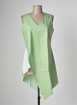 Tunică fără mâneci verde MULTIPLES femeie