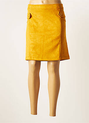 Fustă scurtă galben MULTIPLES femeie