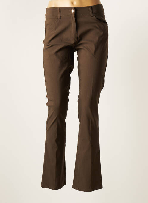 Pantalon slim maro MULTIPLES femeie