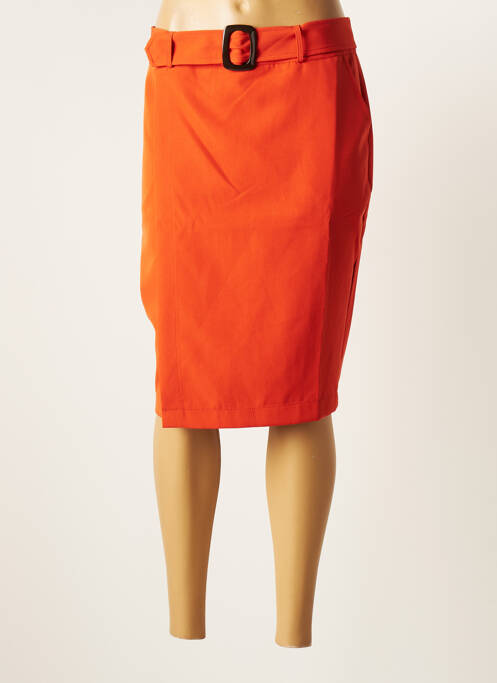 Fustă midi portocaliu MULTIPLES femeie