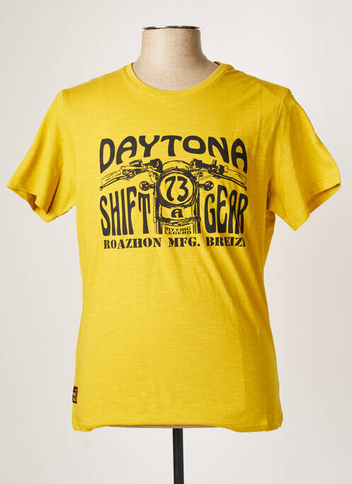 Tricou galben DAYTONA bărbat