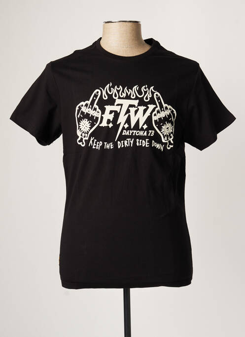 Tricou negru DAYTONA bărbat