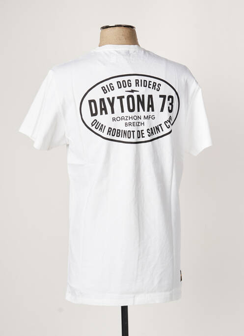 Tricou alb DAYTONA bărbat