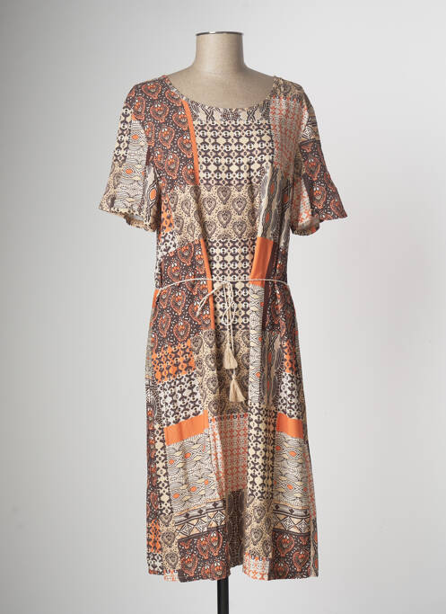 Rochie midi portocaliu GRIFFON femeie