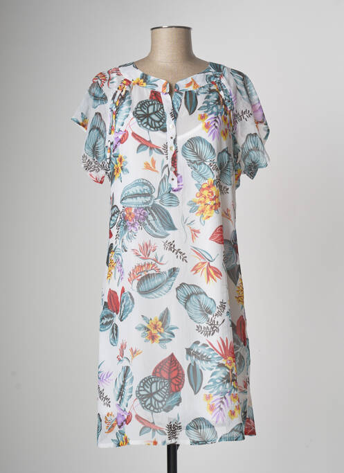 Rochie midi alb MASSANA femeie