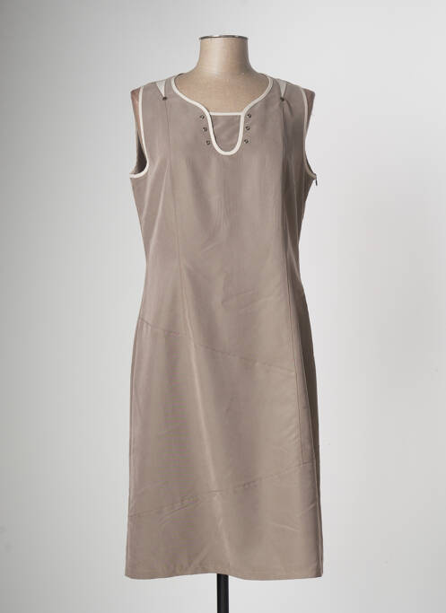 Rochie midi maro JEAN GABRIEL femeie