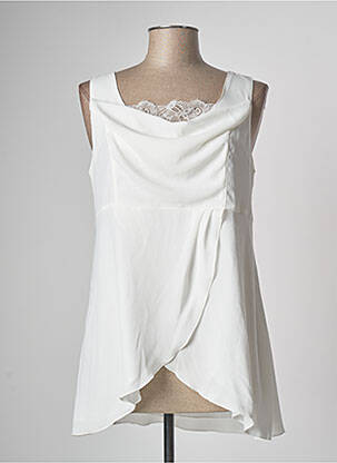 Top bej QUATTRO femeie