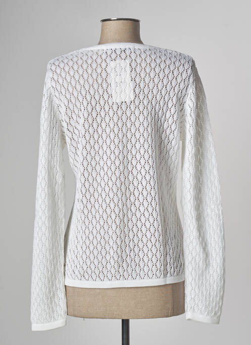 Vestă cu mâneci lungi alb SKOVHUUS femeie