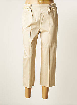 Pantalon trei sferturi bej QUATTRO femeie