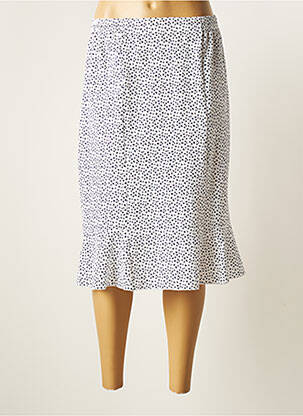 Fustă midi alb GRIFFON femeie