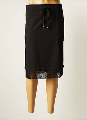 Fustă midi negru GRIFFON femeie