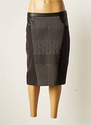 Fustă midi gri JEAN DELFIN femeie