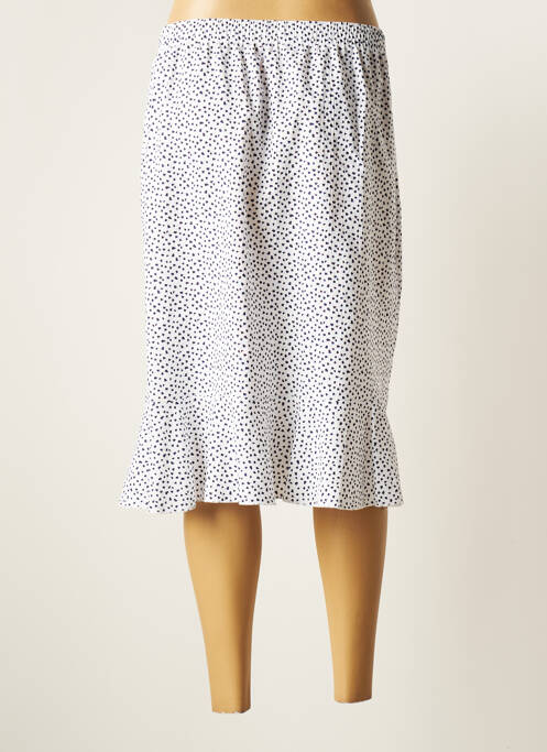 Fustă midi alb GRIFFON femeie