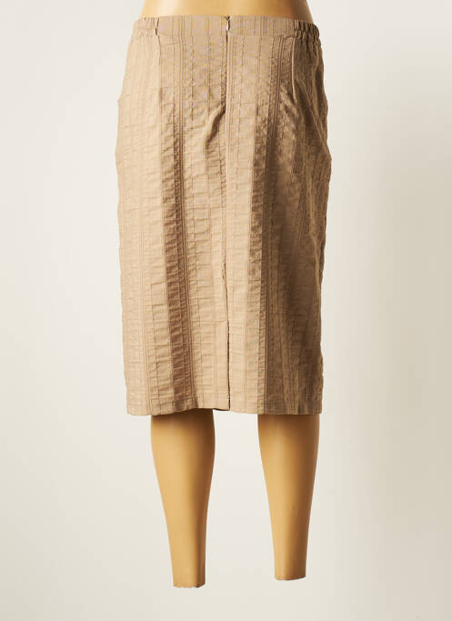 Fustă midi bej GRIFFON femeie