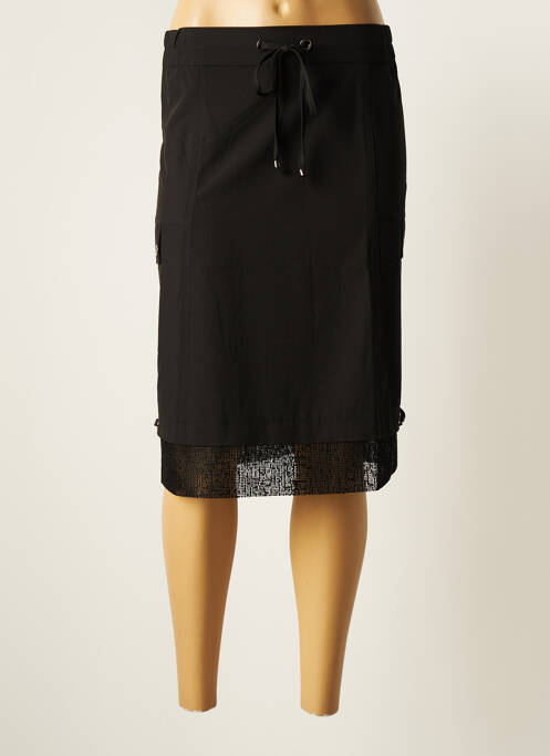 Fustă midi negru GRIFFON femeie