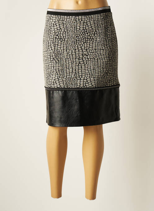 Fustă midi gri DIVAS femeie