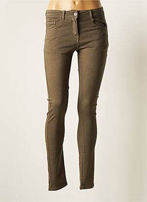 Pantalon slim verde GRIFFON femeie
