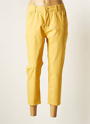 Pantalon trei sferturi galben GRIFFON femme