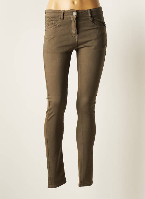 Pantalon slim verde GRIFFON femeie