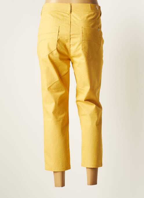 Pantalon trei sferturi galben GRIFFON femeie