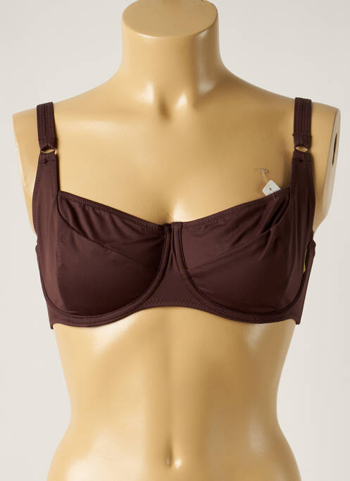 Sutien de costum de baie maro BEACH SECRET femeie