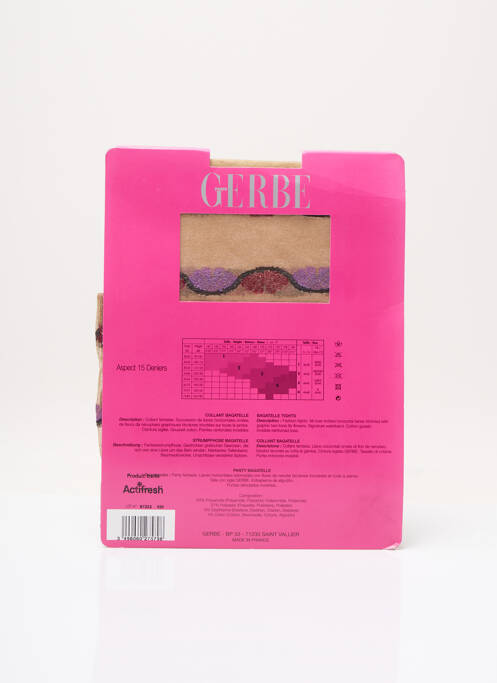 Colanți bej GERBE femeie