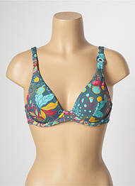 Sutien de costum de baie elasticitate sutien cupe întregi cu decolteu înalt verde SIMONE PERELE femme