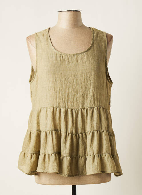 Top verde SEE THE MOON femeie