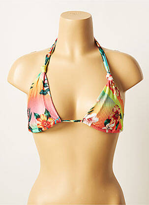 Sutien de costum de baie elasticitate top triunghiuri portocalie BLUE MAN femeie