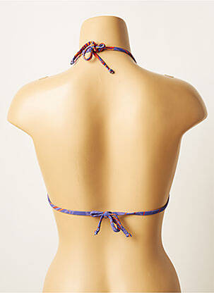 Sutien de costum de baie elasticitate top triunghiuri violet SALINAS femeie