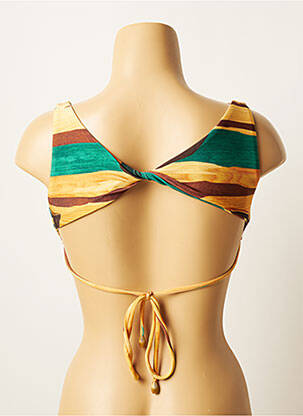 Sutien de costum de baie elasticitate sutien balconet cu decolteu înalt verde LUA MORENA femeie